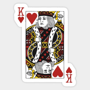 King of Hearts Sticker